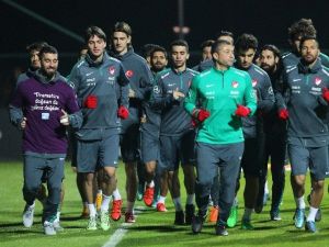 A Milliler Yunanistan Maçı Hazırlıklarını Tamamladı