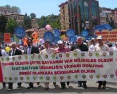 Rize'de Yürüyüş Düzenlendi