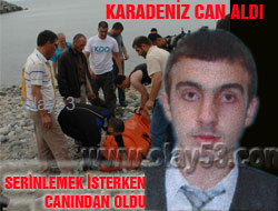 Rizeli Genç Boğuldu