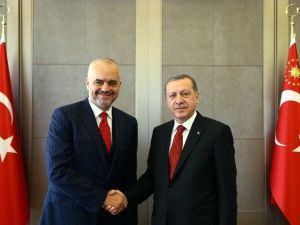 Cumhurbaşkanı Erdoğan Arnavutluk Başbakanı Rama’yı Kabul Etti