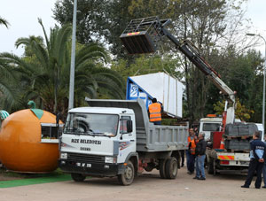 Rize Belediyesi'nin Sahil Operasyonu