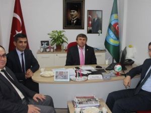 Çaycuma Ziraat Odası Başkanı Rıza Çapkın’a Ziyaret