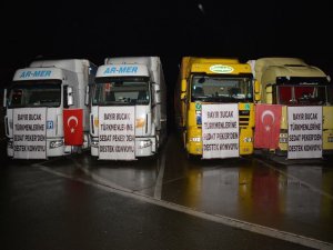 Sedat Peker, Türkmenlere 4 Tır Yardım Gönderdi
