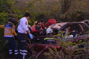 Samsun'da trafik kazası 5 yaralı