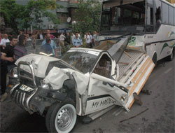 5 araç birbirine girdi!