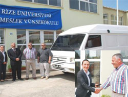 Ankara'dan Rize'ye Hediye