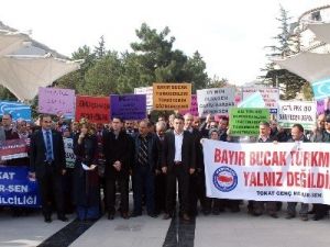 Tokat’ta Türkmen Bölgesine Yapılan Saldırılar Protesto Edildi