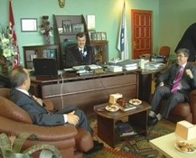 Tongül'den Muhasebe Odasına ziyaret