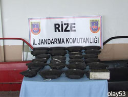 Rizede Jandarma Operasyonu
