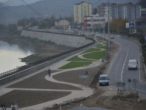 Bolaman Irmağı Kıyı Düzenleme Çalışması Tamam
