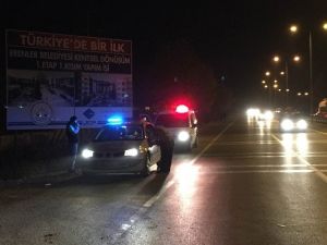 Yolun Karşısına Geçmek İsteyen Bisikletliye Otomobil Çarptı