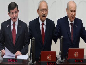 Başbakan, CHP ve MHP Genel Başkanları'yla görüştü