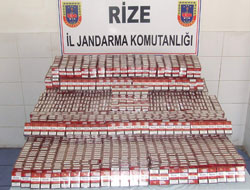 Rize'de Kaçak Sigara