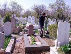 Cezasını Mezarlıkta Çekti!