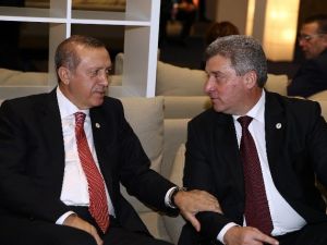 Erdoğan, Makedonya Cumhurbaşkanı Ivanov İle Görüştü