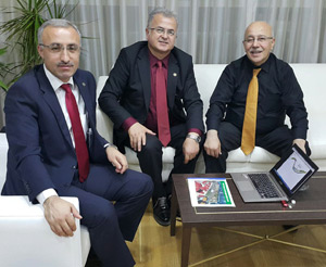 Başkan Kasap ve Rektör Karaman Batıpark Projesi İçin Ankara'da Görüşmelerde Bulundu