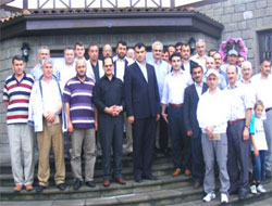 Rıza Çakır, imam ve muhtarlarla buluştu