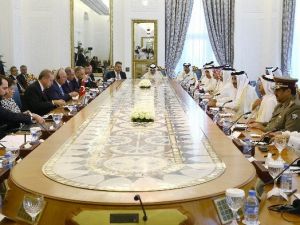 Erdoğan Ve Katar Emiri Heyetlerarası Görüşmeye Başkanlık Etti
