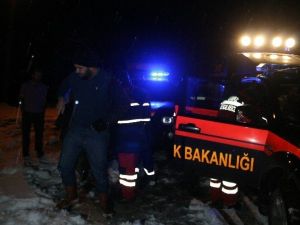 Düzce’de 7 Kişi Kar Yağması Sonucu Yaylada Mahsur Kaldı