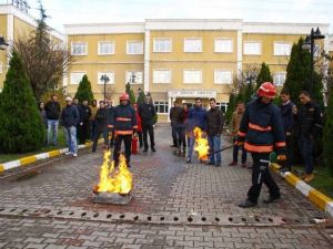 Saü’ De Yangın Eğitimi Ve Tatbikatı Düzenlendi