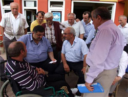 Yetkililer Rize'de selden hasar gören bölgelerde