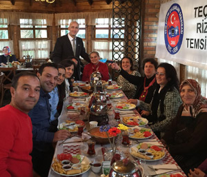 TEÇ SEN Rize'den Moral Kahvaltısı