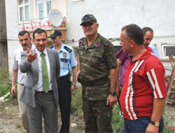 Komutan Yıkılan Cezaevinde İncelemede