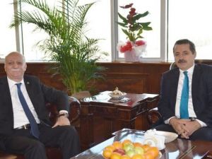 Şemsi Bayraktar, Bakan Çelik’le Rusya’nın Ambargosunu Görüştü