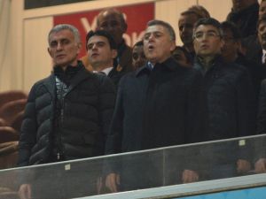 Usta İle Hacıosmaoğlu Maçı Birlikte İzledi