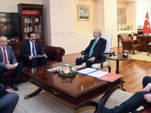 Kılıçdaroğlu, Kesk Başkanı Özgen’i Kabul Etti