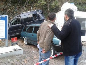 Giresun’da Trafik Kazası Ucuz Atlatıldı