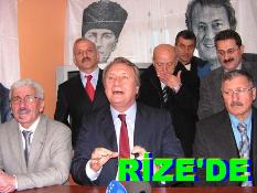 Zeki Sezer Rize'de