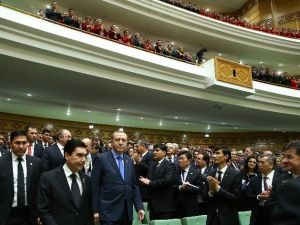 Erdoğan Aşkabat’ta Konsere Katıldı