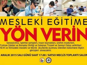 Umem Beceri 10, Meslek Eğitim Ve Nitelikli İstihdam Satso’da Konuşulacak