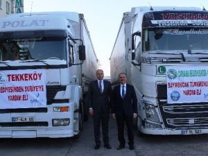 Tekkeköy’den Bayırbucak Türkmenlerine Yardım Eli