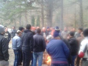 Göçük Meydana Gelen Kurşun Madeni İşçileri Üretimi Durdurdu