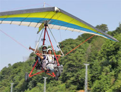 Rize'de ''Microlight'' ile Uçuş Keyfi