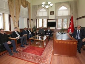 Merzifon Osb Yönetiminden Vali Çomaktekin’e Ziyaret