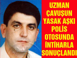 Polis aracında yasak aşk intiharı!