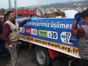 Bartın’da 25 Aileye Kış Yardımı