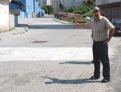 Pazar'da Stat yolu parkelendi