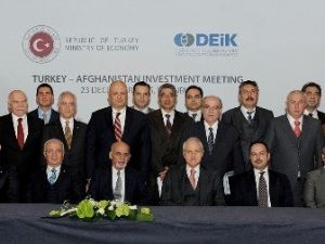 Afganistan Cumhurbaşkanı, Deik Üyesi Türk İş Adamları İle Bir Araya Geldi