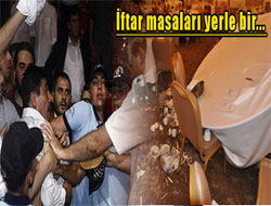 SP İftarında Büyük Arbede