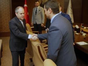 Bakan Çağatay Kılıç, Tügva Samsun İl Temsilcilerini Kabul Etti