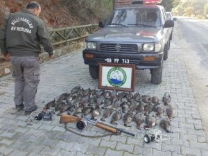 Milli Park’ta Kaçak Avcılık Yapan 2 Kişi Yakalandı