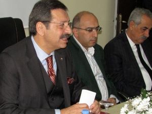 Tobb Başkanı Hisarcıklıoğlu İslahiye’yi Ziyaret Etti