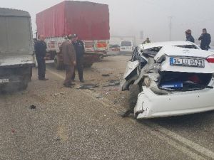 Düzce’de Sis Kazayı Beraberinde Getirdi