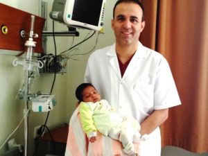 Suriyeli Hüsseyin Selim Bebek Dü Hastanesi’nde Hayata Tutundu