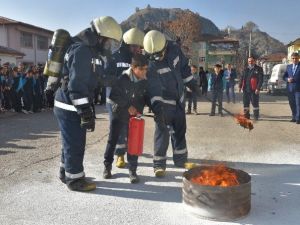 Turhal’da Yangın Tatbikatı
