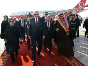 Cumhurbaşkanı Erdoğan, Suudi Arabistan’da